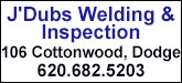 J'Dubs Welding & Inspection Sponsorship Banner