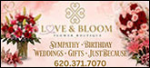 Love and Bloom Flower Boutique Sponsorship Banner